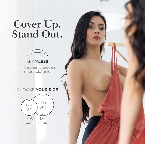 Nippies Skin Silicone Covers Original B6 - size S/M - Cream (lightest shade) - Picture 6 of 9